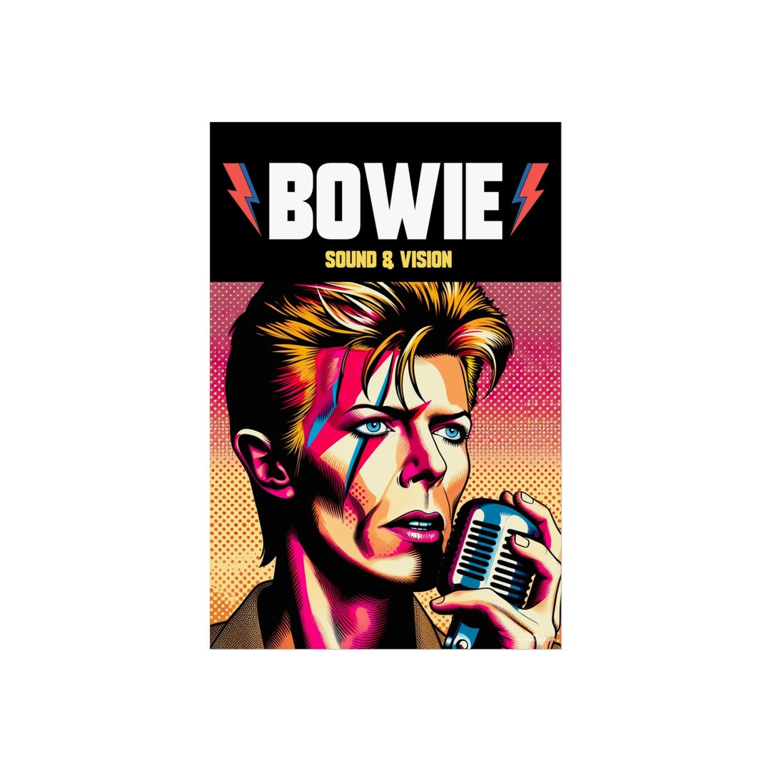 David Bowie Poster Bowie Posters Bowie Wall Art Bowie Print David Bowie ...