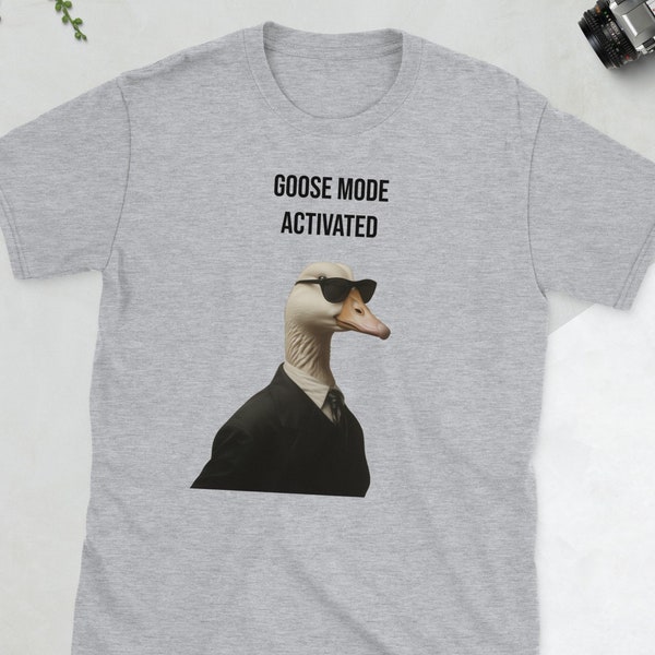 Avian Elegance Unleashed - Unisex Goose Suit, Goose Mode Activated, Confortable T-Shirt