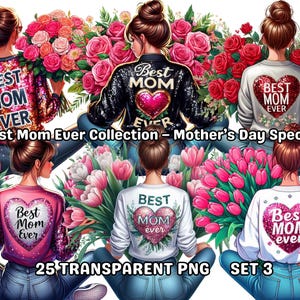 Colección "La mejor mamá del mundo": Set especial del Día de la Madre (3, 25 PNG), imágenes prediseñadas del Día de la Madre, imágenes prediseñadas de mamá, imágenes prediseñadas de la mejor mamá del mundo, mamá png, imágenes prediseñadas de mamá