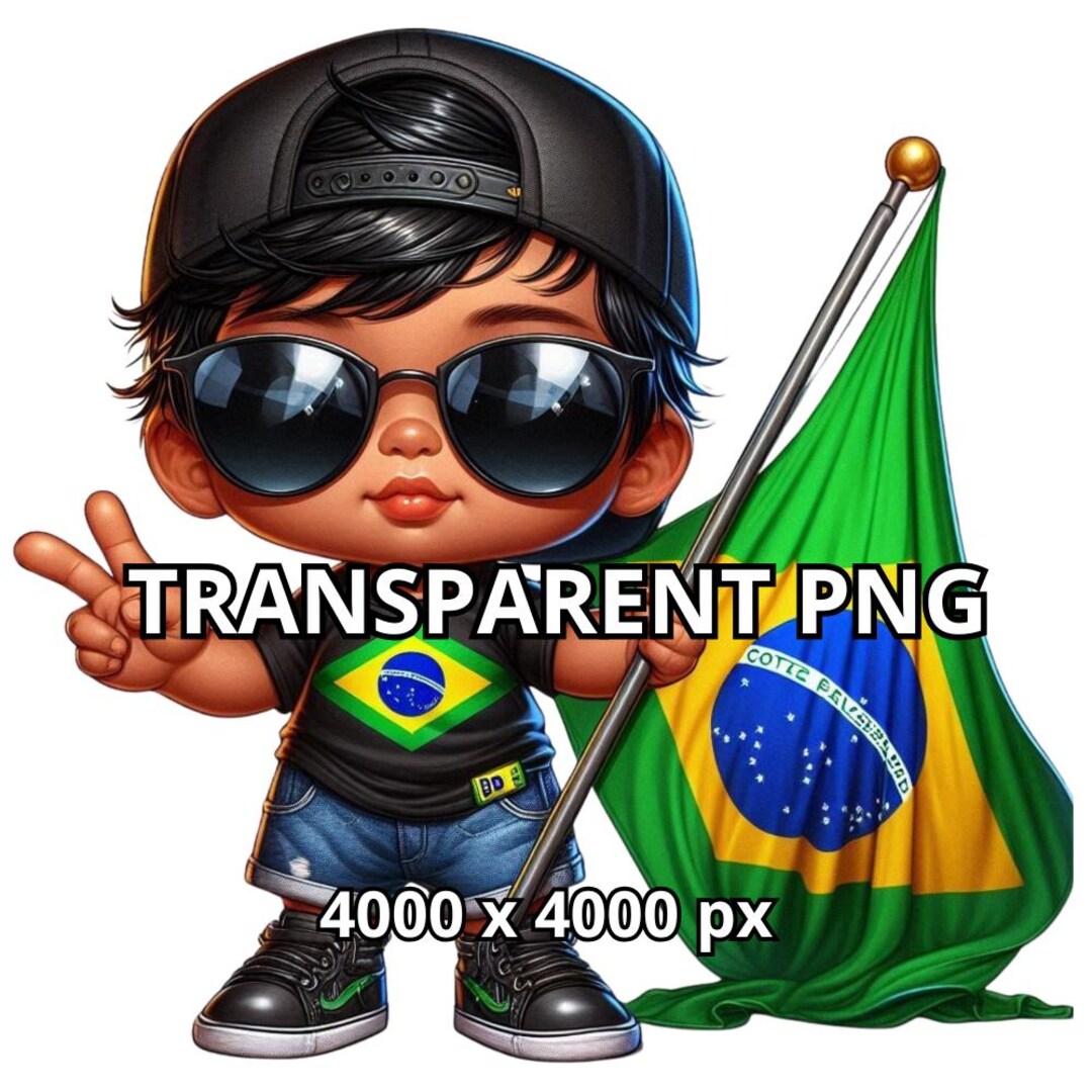 Chibi Cute Brazilian Baby Boy Png, TRANSPARENT PNG, Brazil Clipart ...