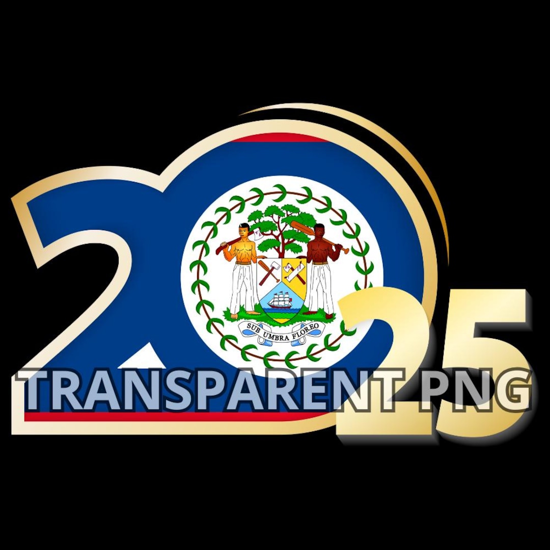 2025 Belize Png, Belize Happy New Year Clipart, Belize Png, Belize