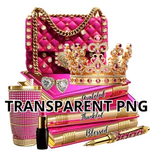 Dankbare, dankbare, gesegnete Clipart, Planer-Mädchen-Clipart, Mode-Mädchen-Clipart, Mode-Clipart, Glam-Girl-Clipart, Planer-Clipart, Buch-Png