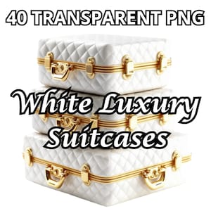 40 maletas de lujo blancas, maletas acolchadas blancas, bolsos de lujo blancos, imágenes prediseñadas de moda, imágenes prediseñadas de chica de moda, imágenes prediseñadas de chica glam, fashionista