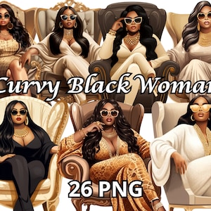 Imágenes prediseñadas de mujer negra con curvas, 26 PNG, imágenes prediseñadas de mujer con curvas, chica negra con curvas, reina negra PNG, imágenes prediseñadas de belleza con curvas, chica negra mágica PNG