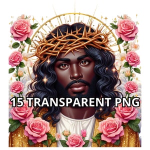 Afroamerikanischer Jesus Png, 15 TRANSPARENT PNG, Schwarzer Jesus Clipart, christliche Kunst, religiöses Png, Jesus Christus Kunst, Schwarzer Jesus Png, Glaube
