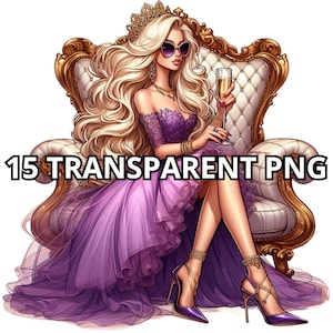 Fashion Girl Clipart, 15 PNG, Glam Girl Png, Fashionista Clipart, Fashion Clipart, Girl Boss Clipart, Glam Girl Clipart, Luxe Png, Fashion Png