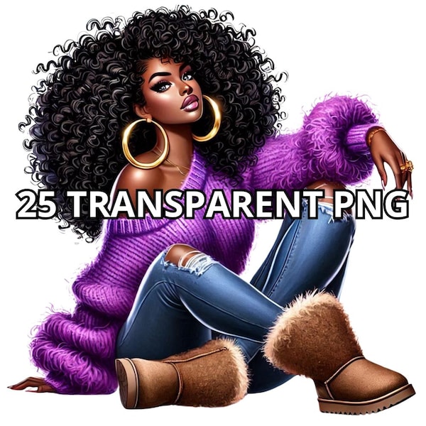25 Autumn Black Girl, Black Woman Png, Black Girl Png, Black Girl Magic Png, Black Queen Png, Afro Girl Png,Melanin Queen Png,Afro Queen Png
