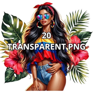 Fille colombienne Png, 20 Png, Fille colombienne fière, Déesse colombienne, Colombie Png, Colombiana Png, Colombien Png, Latina Clipart, Latina Png