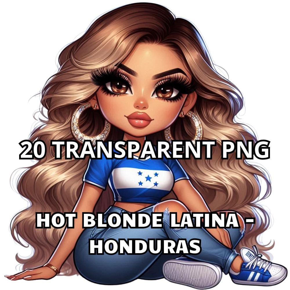 20 Hot Blonde Latina - Honduras, Gorgeous Honduran Girl, Honduras Png, Latina Png, Chibi Girl Png, Honduras Clipart, Proud Honduras, Latina