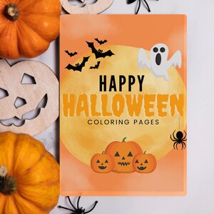 Halloween Coloring Pages | Kleurboek Halloween | Cute and Spooky | PDF Printable | Coloring for Kids |