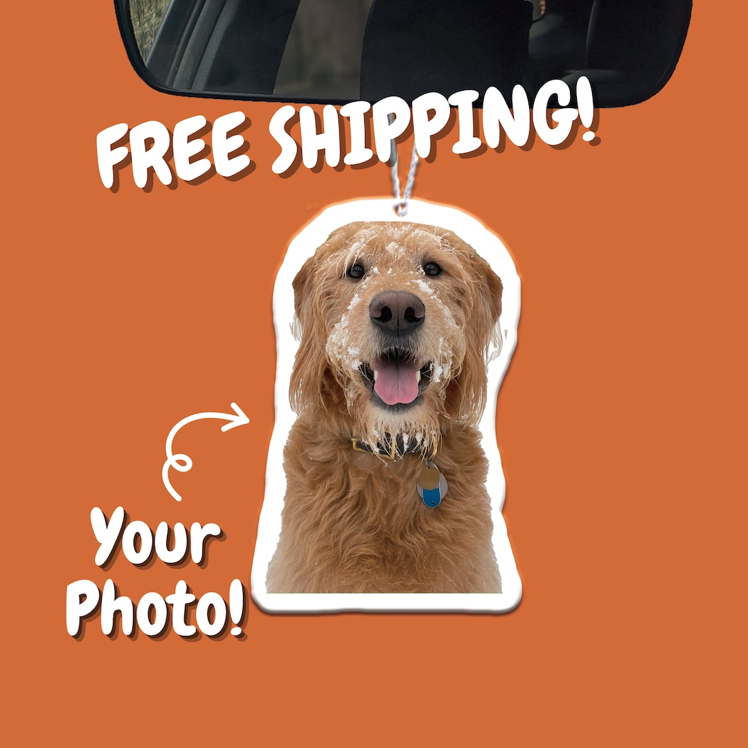 Pet Air Freshener, Photo Freshener, Picture Air Freshener, Custom Air Freshener, Personalized