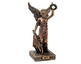 Nike the Victory symbol - Goddess of Victory Nike with sword and laurel wreath