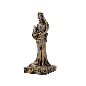 Goddess Fortuna with a horn of plenty, small