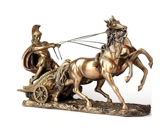 古代戦車 彫刻 オブジェ 置物 古代の戦車レース - 勝利のシンボル - Etsy 日本