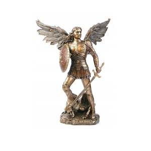 Archangel Michael - Saint Michael the Archangel - Christian Art Figurine - Inspirational Religious Decor