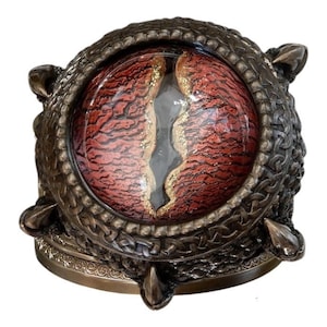Dragon Eye and Claws Decorative Box - Fantasy Jewelry Box - Mythical Dragon Storage