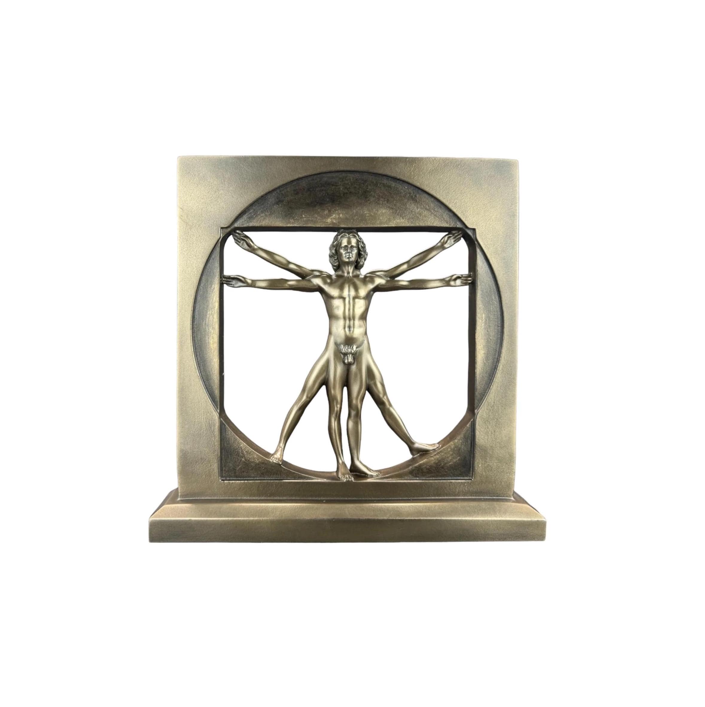 レオナルド ダ ヴィンチのウィトルウィウス的人体彫刻 - イタリア