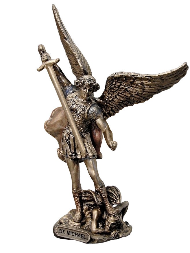Saint Michael With a Sword, Vanquisher of Evil - Etsy