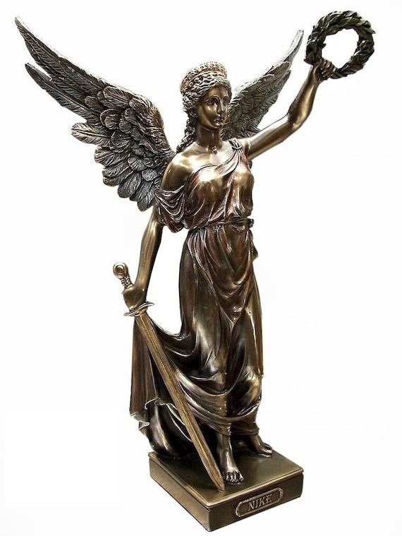 Goddess of Victory, Nike With Sword and Laurel Wreath