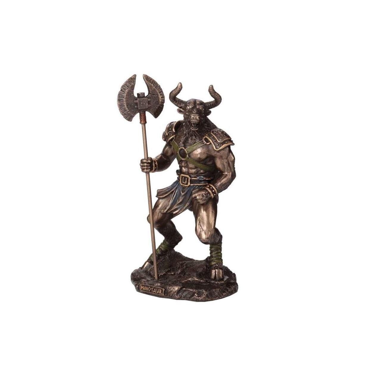 Minotaur sculpture - Ancient Greece Monster figure - Ruler of the Labyrinth myth-inspired decor