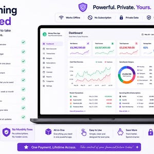 Personal Finance Dashboard | Automated Budget Tracker, Web App (One-Time Payment)