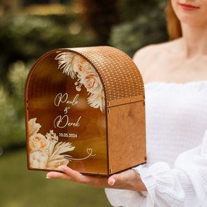 Wedding Envelope Box,Card Box for Wedding Arch,Decorative Gifts Box, Customized Keepsake for Special Moments, Modern Card Holder
