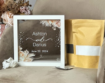 Zandceremonieset, zandset, Unity Sand-vaas, Unity Sand-set voor bruiloft, bruiloftzand, decor strandbruiloft, kit zandceremonie