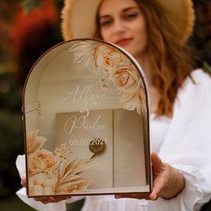 Wedding Envelope Box,Card Box for Wedding Arch,Decorative Gifts Box, Customized Keepsake for Special Moments, Modern Card Holder