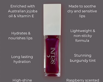 ヴィオラ リップオイル - ハイシャイン - シマー - 贅沢 - 保湿 - べたつかない - 栄養補給 - 手作り＆動物実験なしのリップケア