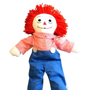 Vintage 25” Handmade Raggedy Andy