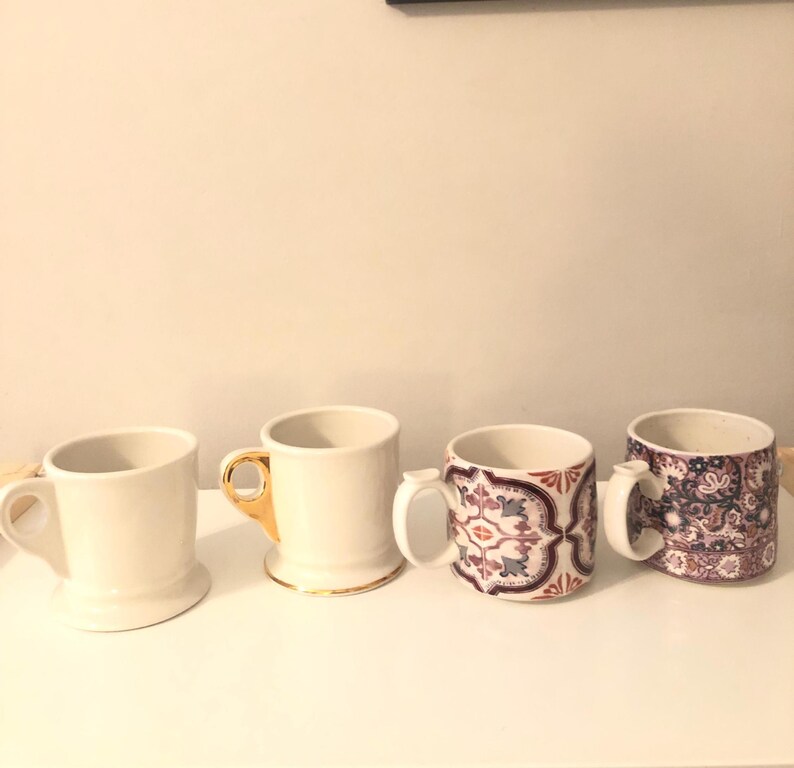 Vintage Anthropologie Monogram/Initial Mug image 6