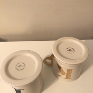 Vintage Anthropologie Monogram/Initial Mug image 7