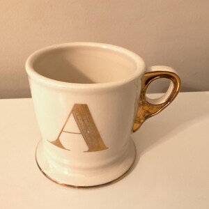 Vintage Anthropologie Monogram/Initial Mug image 10