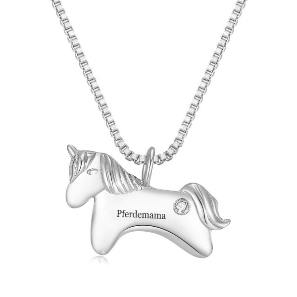 Personalized, Unicorn,Optional Birthstone, Necklace, unique gift for every occasion