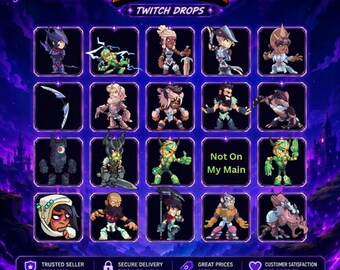 brawlhalla: pakket met 20 items | CCV2, V6-kleuren (skins, emote, titel, emoji) | Snelle levering