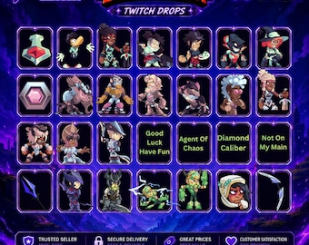 brawlhalla pakket met 26 items | CCV2, V6-kleuren (skins, emote, titel, emoji) | Snelle levering