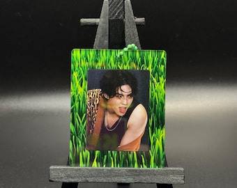 Tiny Touch Grass acryl KPOP-fotokaarthouder