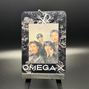 Portatarjetas fotográficas de acrílico Kpop Omega X