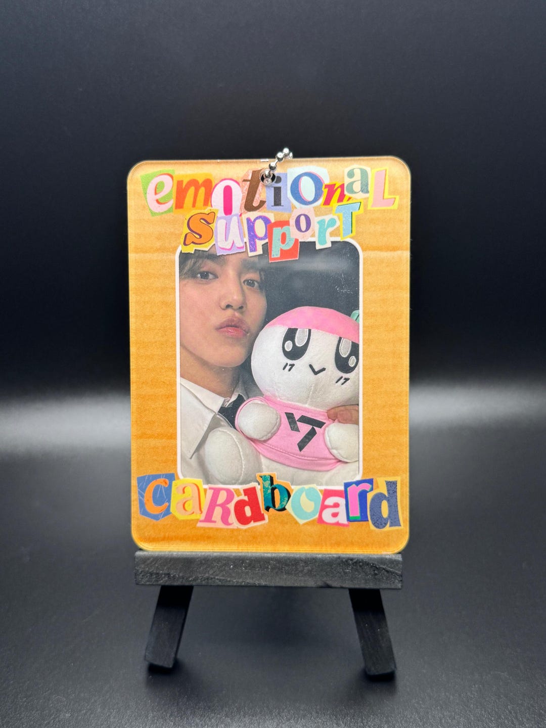 Kpop Support Emotional Support Cardboard Acrylic Kpop Photocard Holder PREORDER - Etsy