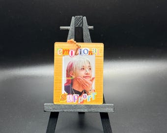 Tiny Emotional Support Acrylic Kpop Photocard Holder