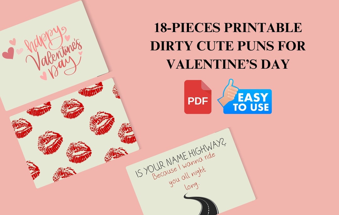 PRINTABLE Dirty Valentines Card For Him Dirty Valentine s Card For Boyfriend Or Husband Witty