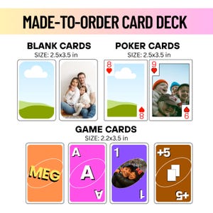 Modelo de carta de jogo personalizado, baralho para impressão, carta de pôquer, cartas em branco, carta de baralho faça você mesmo, cartas de baralho personalizadas