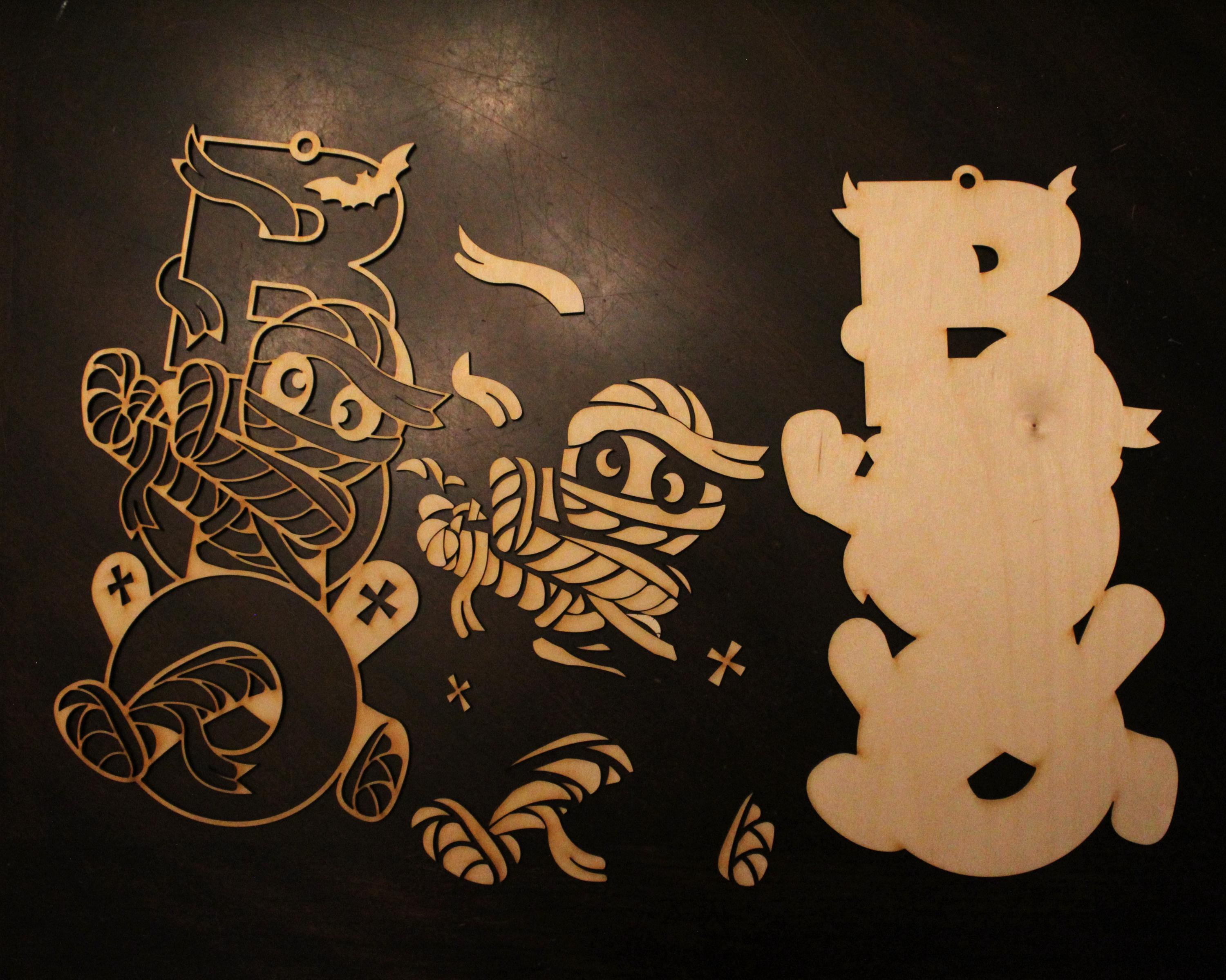 Mummy Boo DIY Mummy BOO Halloween Wooden Wall Decor - Etsy