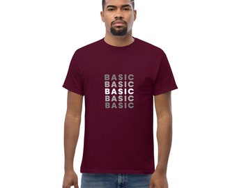Camiseta clásica básica para hombre de secundaria y preparatoria