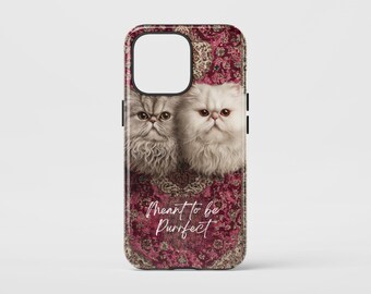 Funda para teléfono con diseño de gatos persas, regalo de San Valentín