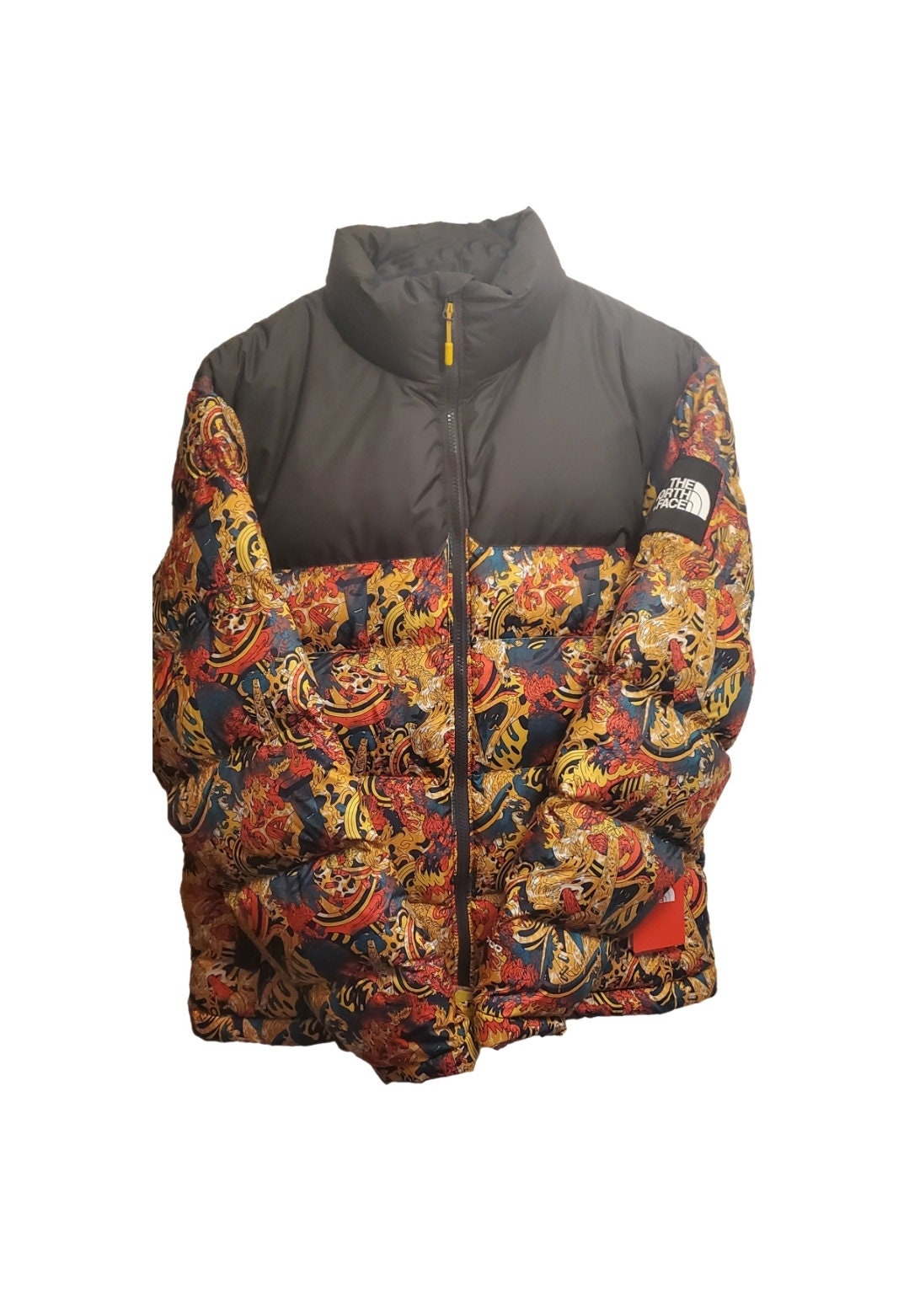 The North Face 1992 Nuptse 700 Puffer Jacket Leopard Yellow