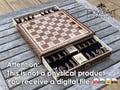 Chess set, laser cut digital file, Pdf Ai Dxf Svg for 3 & 4 mm wood with veneer pattern, digital model, chessboard, chess pieces