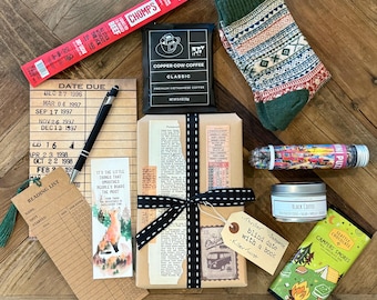 Blind Date with a Book for Him - Men&#39;s Bookish Gift Box with Mystery Book, Unique Reader Gift