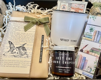 Blind Date with a Book Gift Box - Surprise Book Gift For Her, Mystery Book Lover Gift Set, Unique Literary Present