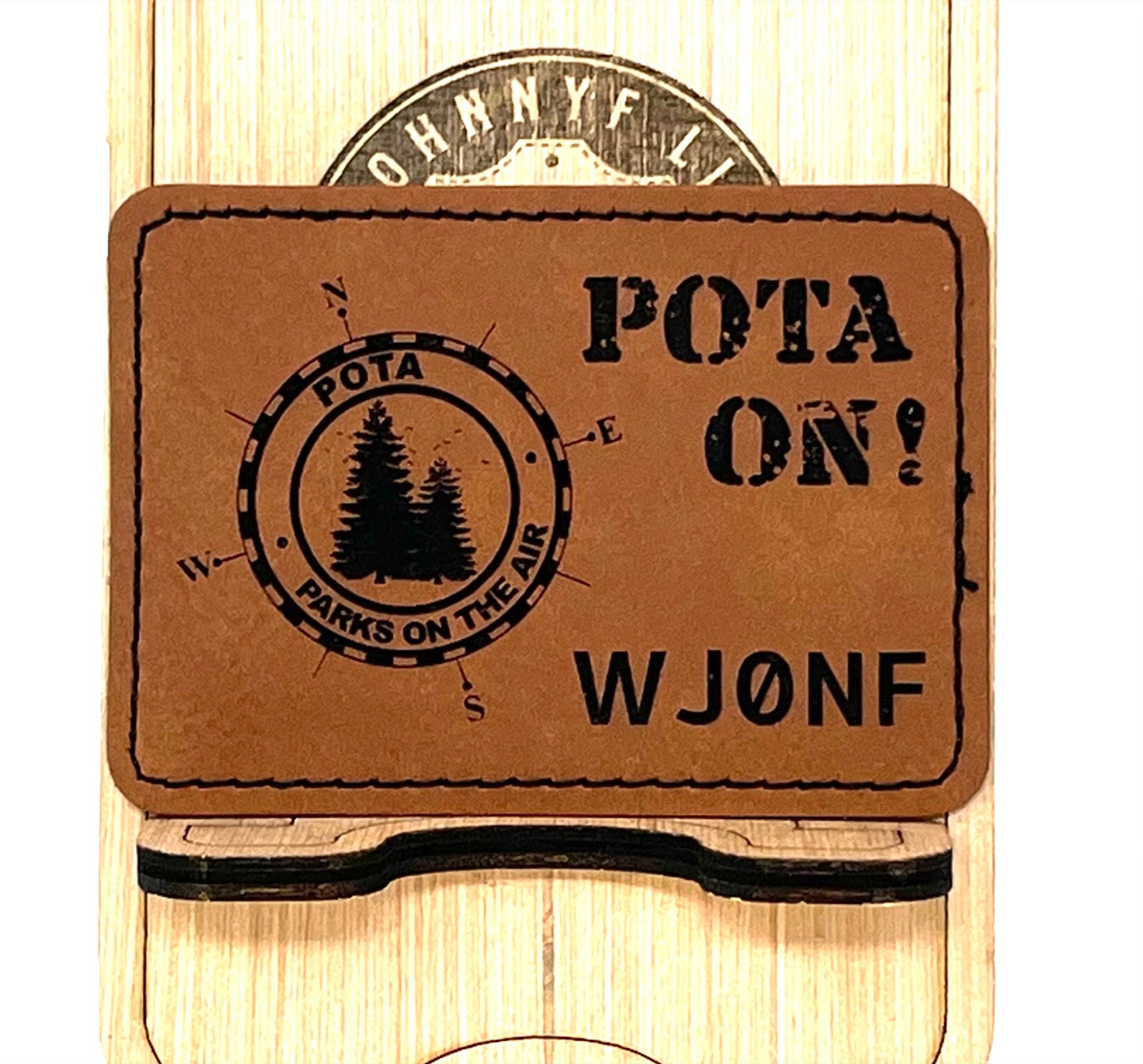 POTA ON! - Parks on the Air - Iron on Patch